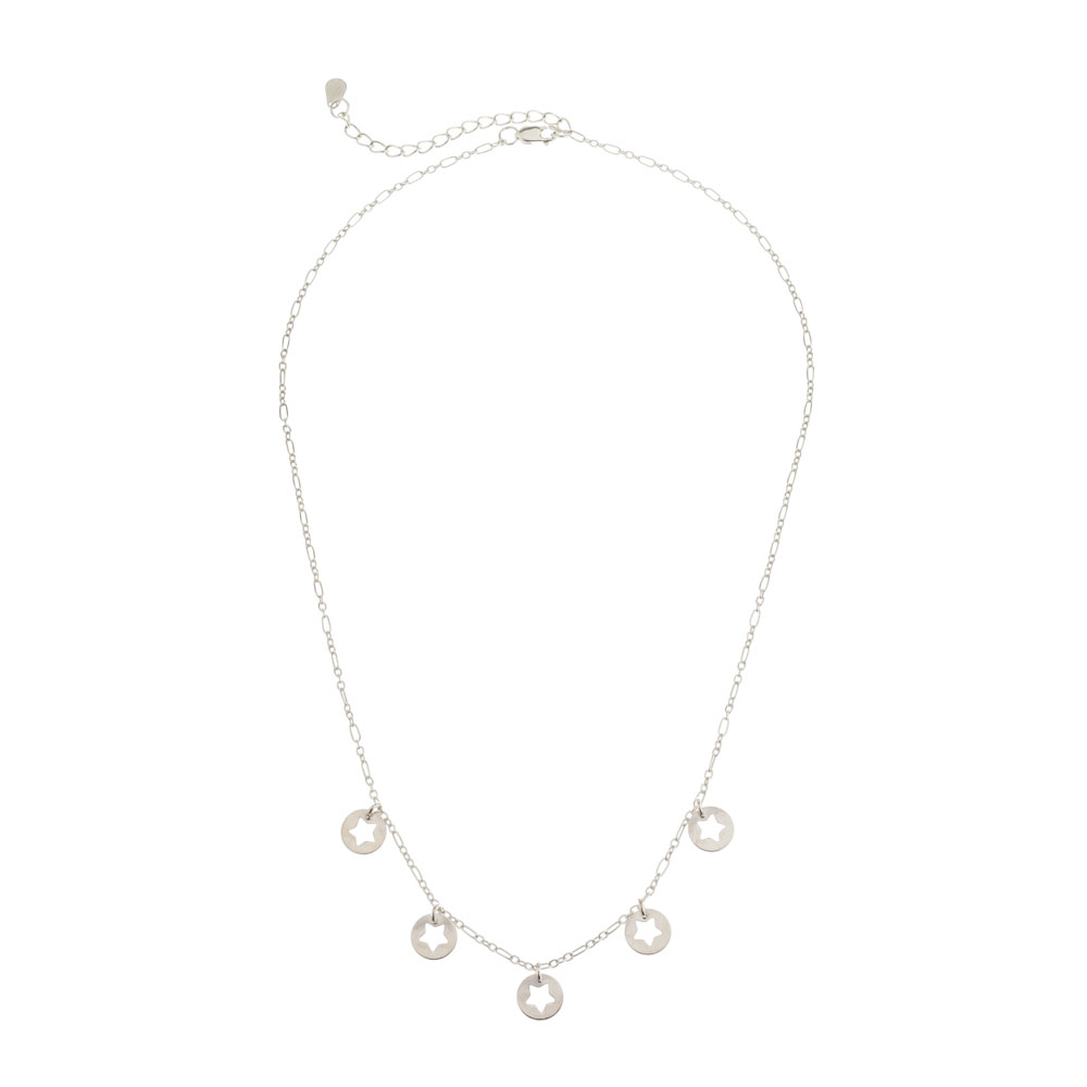 Conjunto 5 dijes circulos con estrella