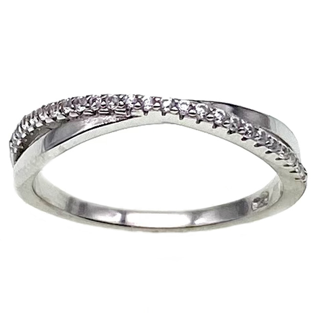 ANILLO CRUZADO CUBIC LISO