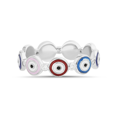 ANILLO OJITOS MULTICOLOR