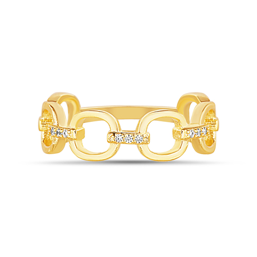 ANILLO CIRCULO TRABA CON PIEDRA