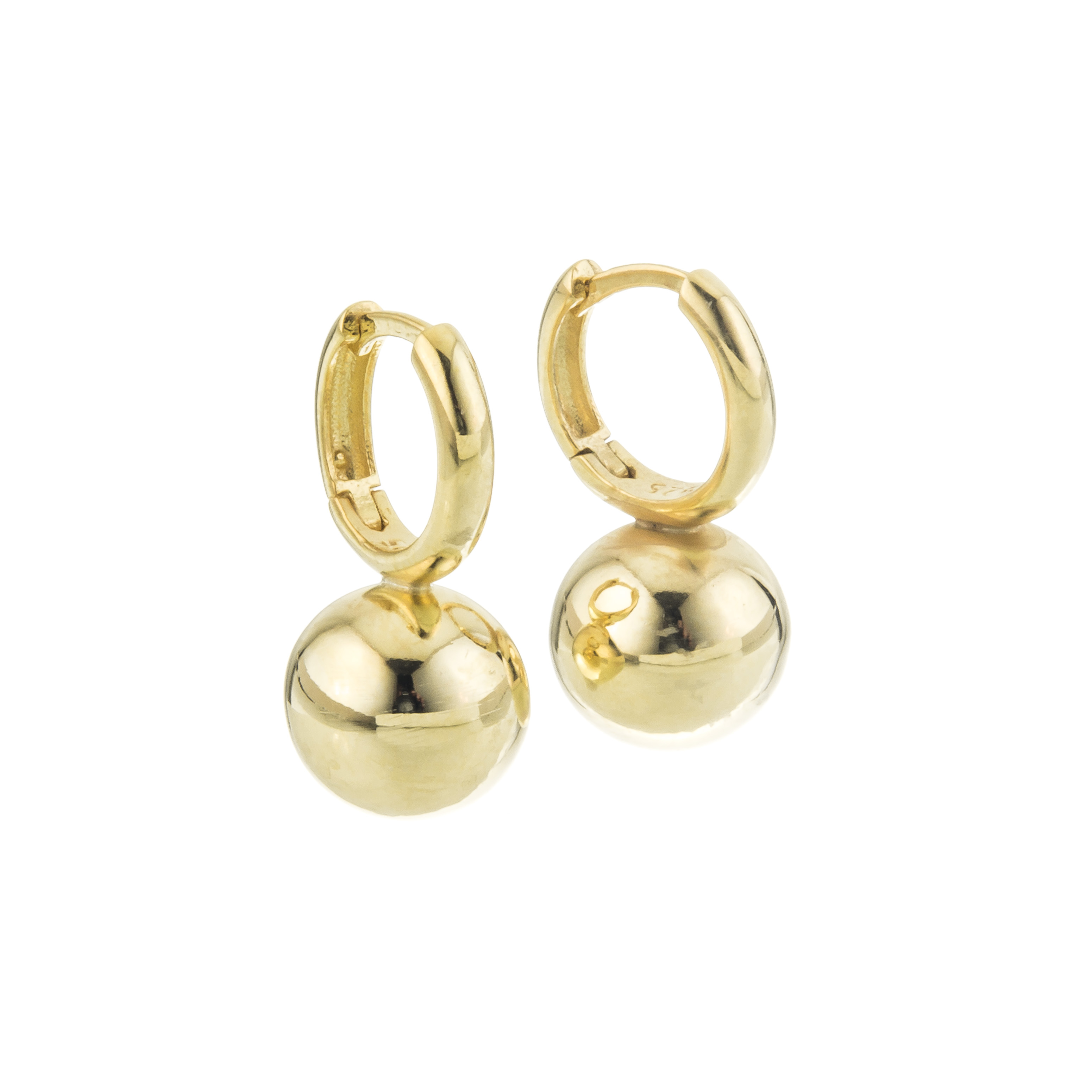 AROS DORADO ARGOLLA CON BOLITA