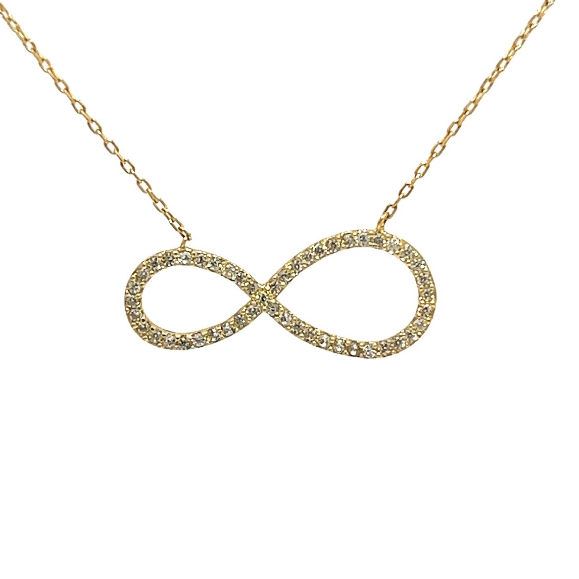 CONJUNTO DORADO INFINITO PAVE