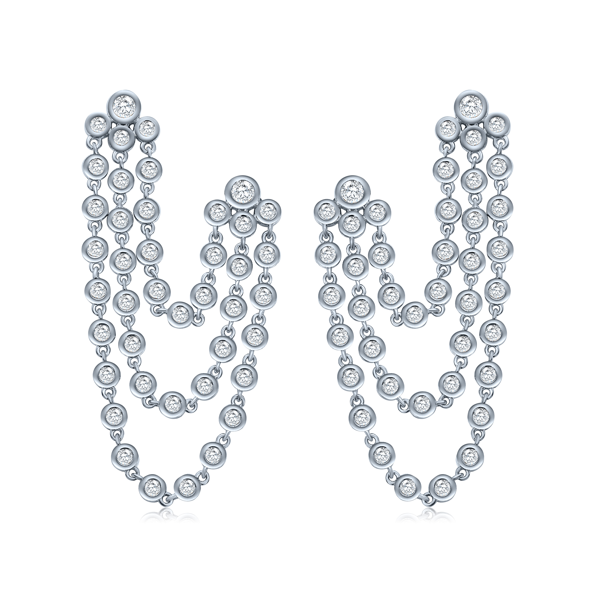 AROS BLANCO CADENA COLGANTE MULTISUSANITOS