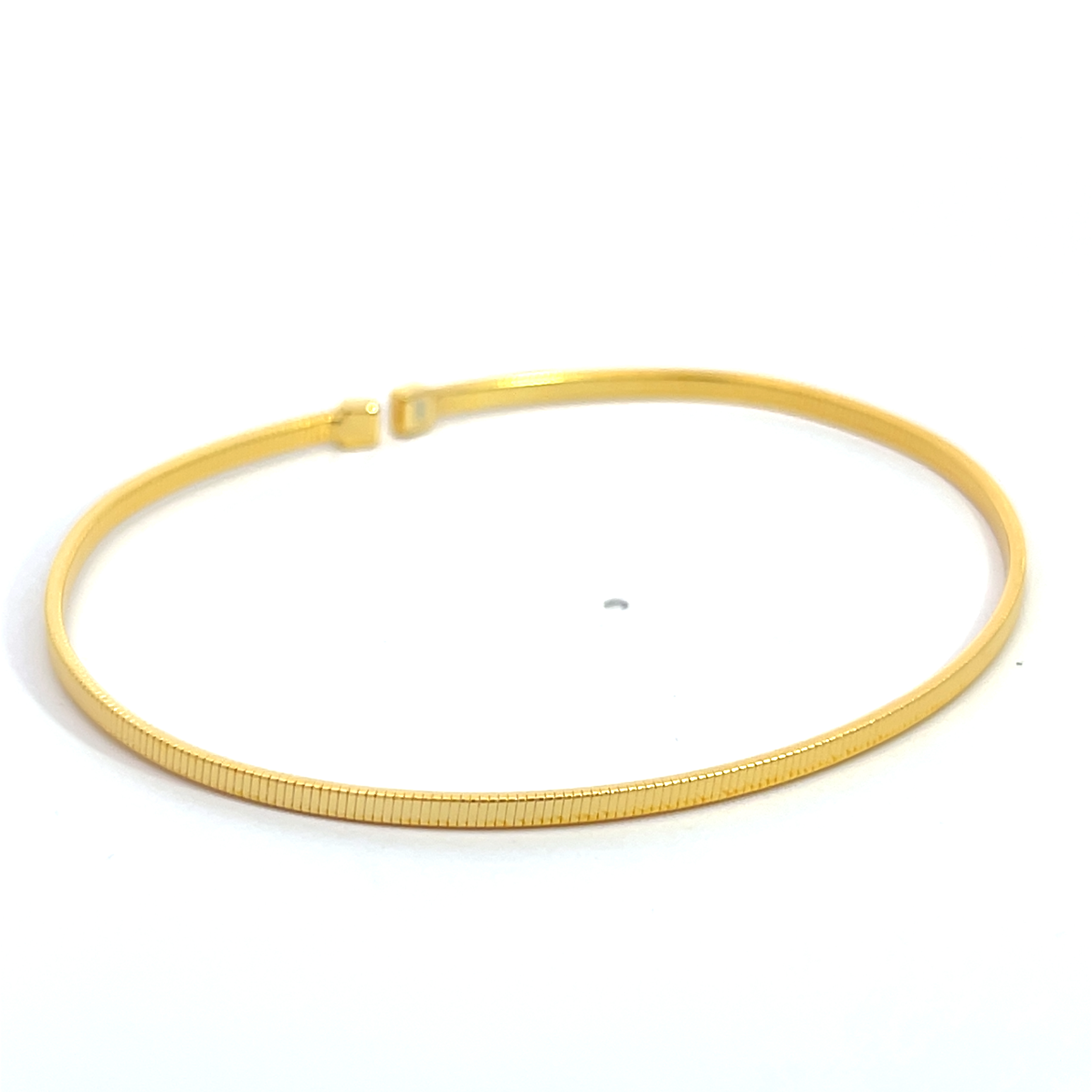 ESCLAVA DORADA RAYADA LINEA PREMIUM