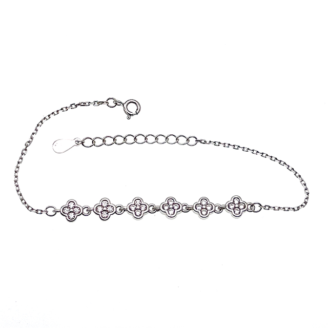 PULSERA FLORES PAVE