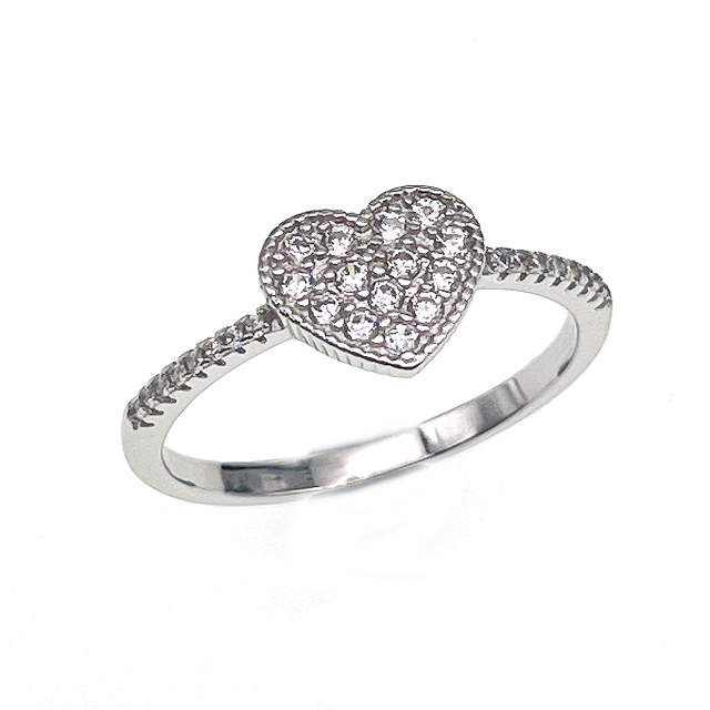 ANILLO CORAZON CON CUBIC