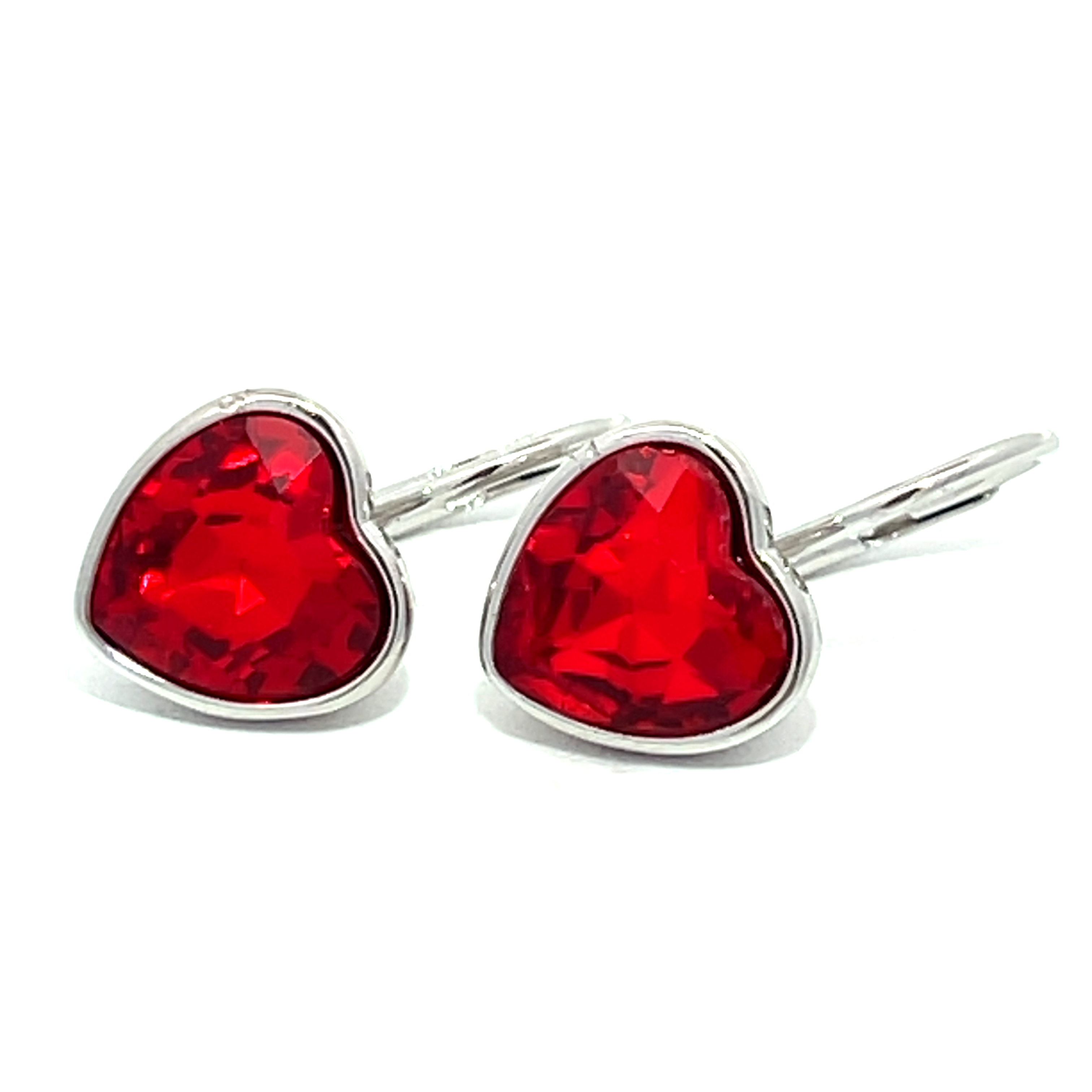 AROS BRIZURA PIEDRA ROJA CORAZON