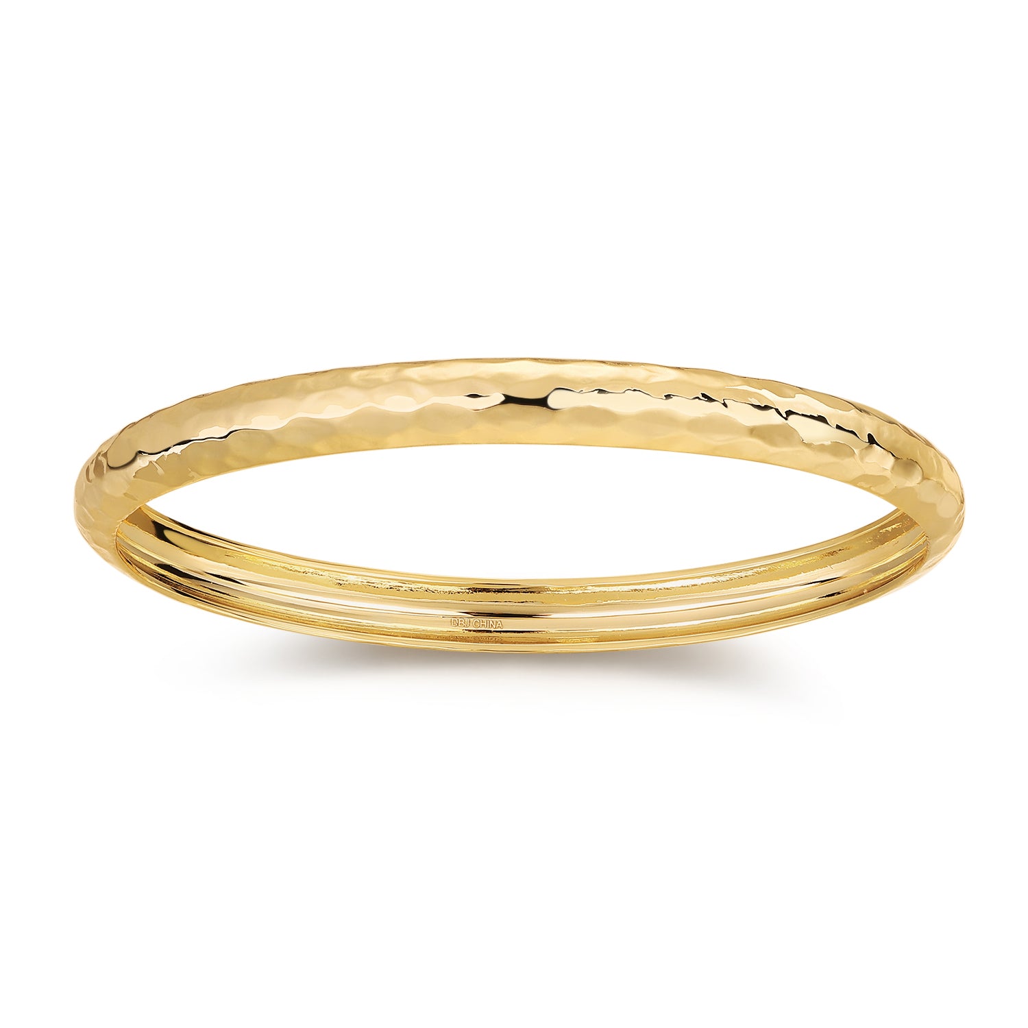 PULSERA DORADO ESCLAVA MARTILLADA 55X60CM DIAM.