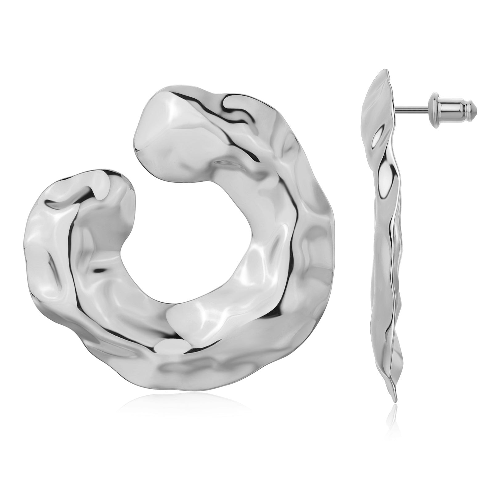 AROS BLANCO MARTILLADO 40MM