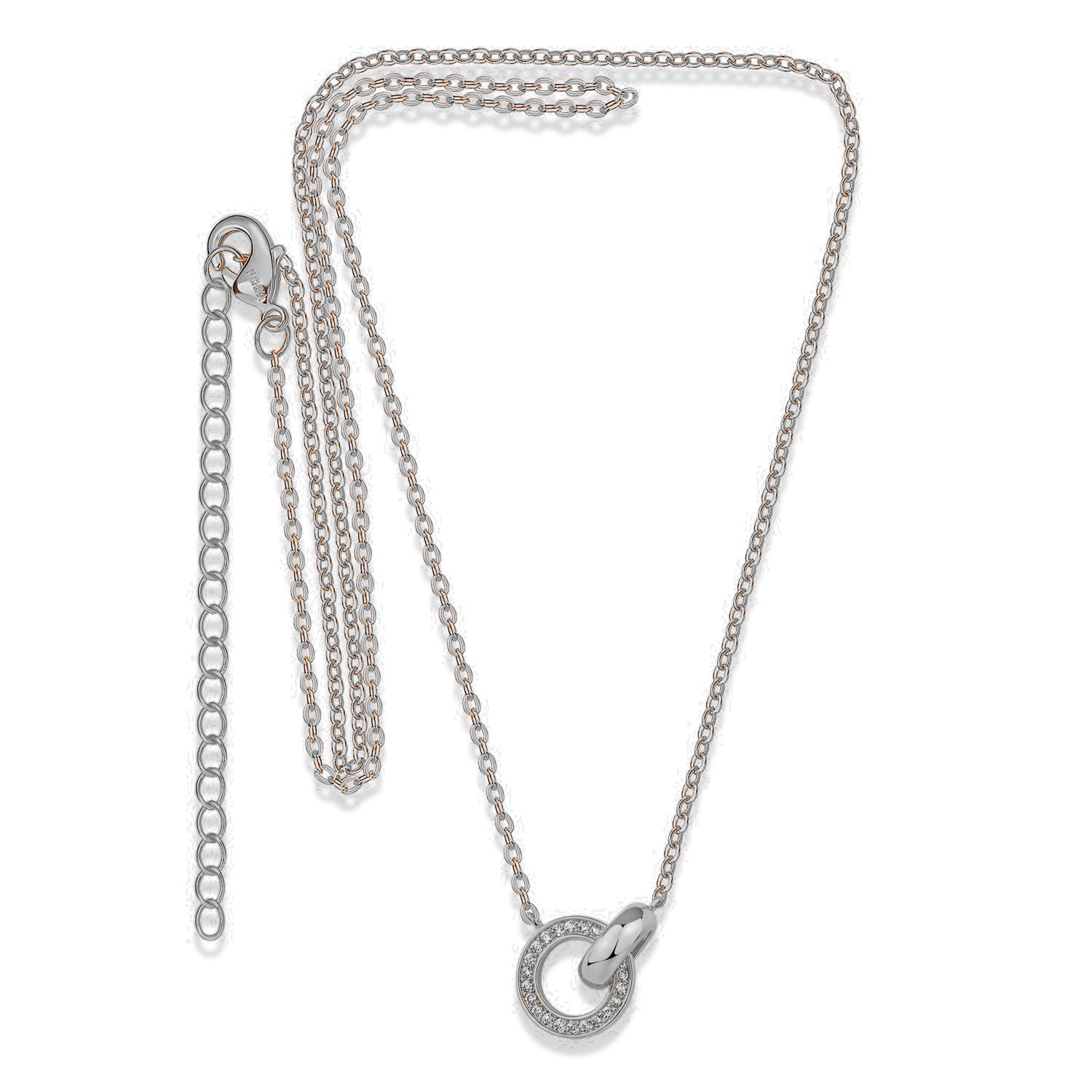 CONJUNTO BLANCO DONA, ALDABA CON PIEDRAS 42+5CM