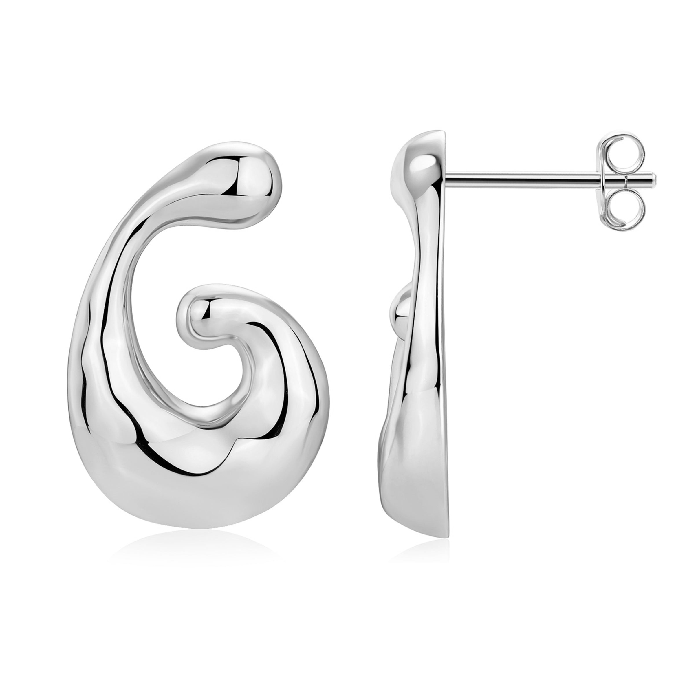 AROS BLANCO ESPIRAL IRREGULAR