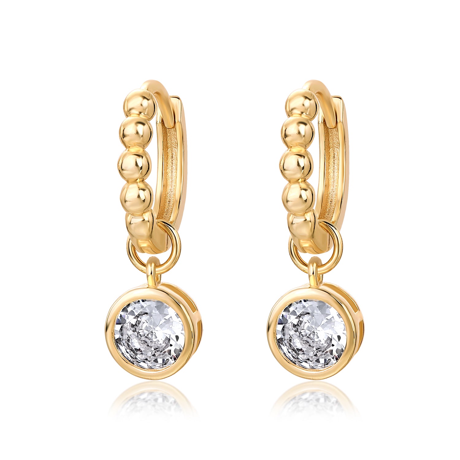 AROS DORADO ARGOLLA BOLITA COLGANTE SUSANITO 12MM DIAM.