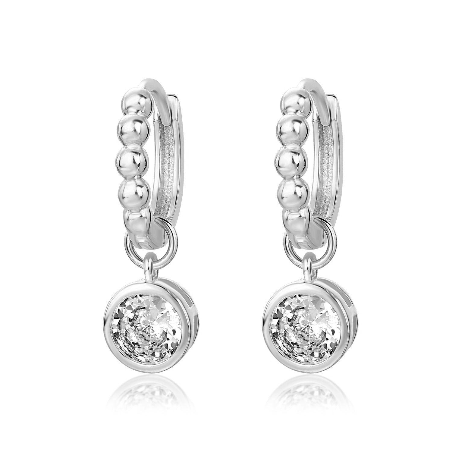 AROS BLANCOS ARGOLLA BOLITA COLGANTE SUSANITO 12MM DIAM.