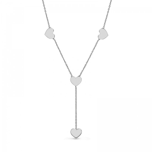 Conjunto, corbatero , corazones, blanco