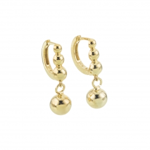 AROS DORADO BRISURA BOLITA COLGANTE