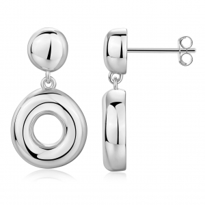 AROS BLANCO CIRCULO INFLADO COLGANTE