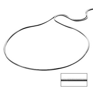 cadena tubito hilo 30 (precio por 40 cm ) ( peso aprox 2.70 )